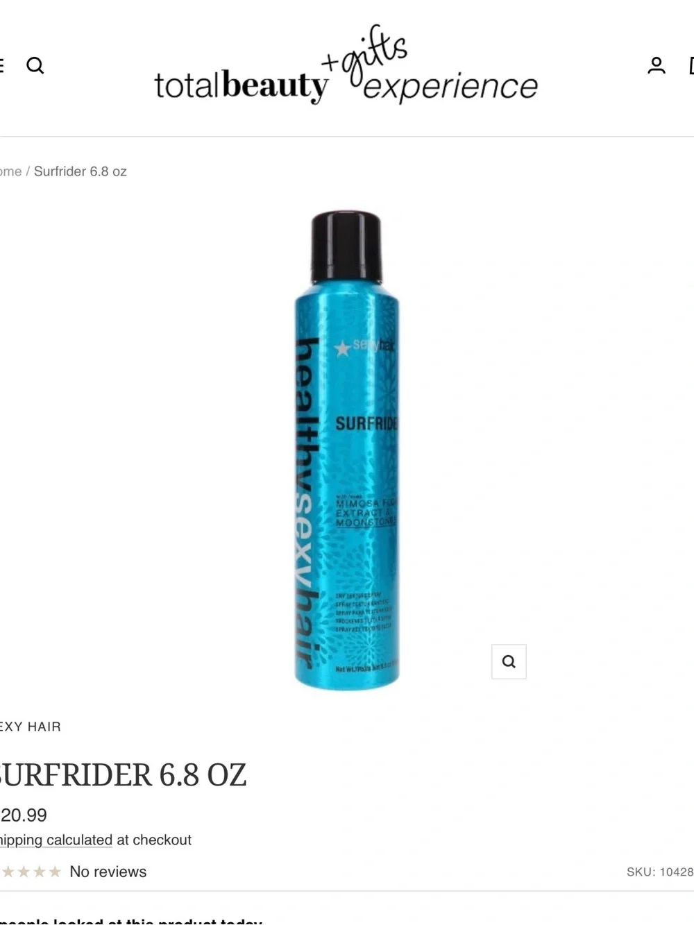 Sexy Hair Pure Addiction Hairspray & Surfrider Dry Texture Spray